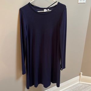 Navy GAP dress, light sweater-like material, size S